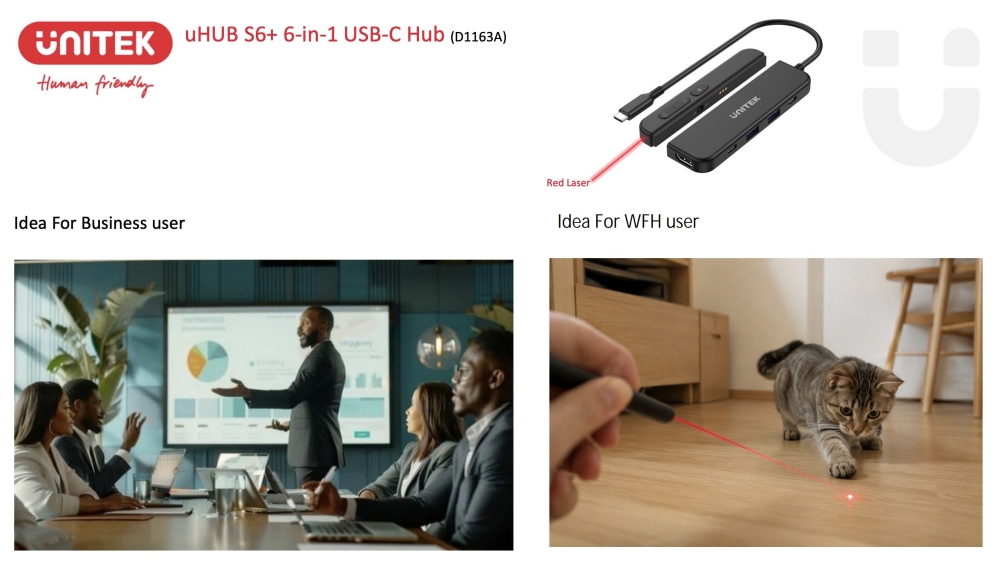 Unitek’s USB-C hub is also a wireless presenter — and yes, the laser pointer doubles as a cat toy 1 Malay Mail