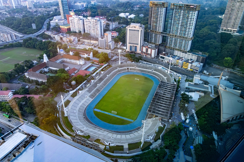 Stadium Merdeka was designed by British architect Stanley Edward Jewkes. — Picture by Firdaus Latif