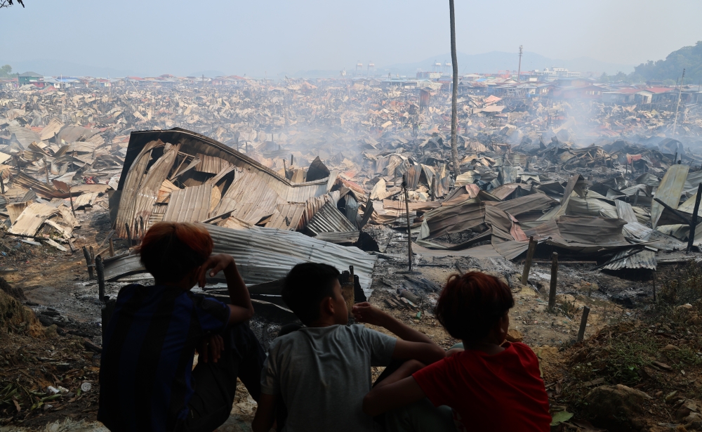 Two relief centres opened after Kota Kinabalu fire tragedy leaves 200 victims homeless