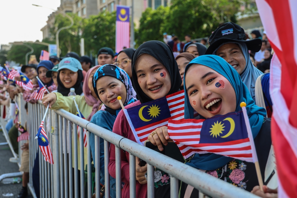 People attend National Day 2026 celebrations at Dataran Putrajaya in Putrajaya on August 31, 2026. — Picture by Yusof Isa