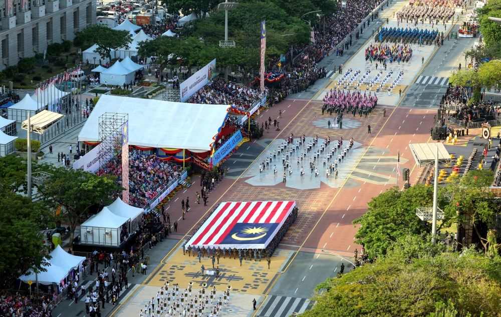 A vibrant showcase of captivating performances and creative displays enlivens the National Day 2026 celebrations at Dataran Putrajaya in Putrajaya on August 31, 2026. — Bernama pic