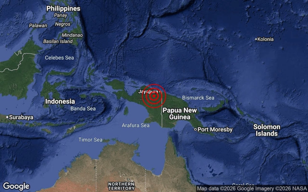 Two earthquakes strike Indonesia and the Philippines