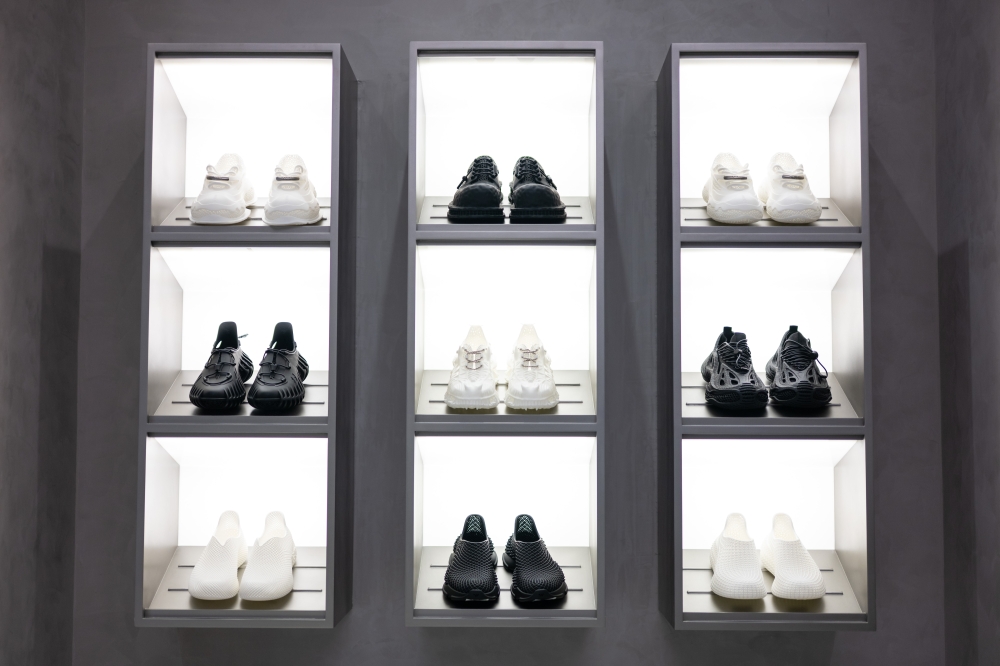 The brand’s use of 3D printing gives it greater freedom to experiment with form, structure and functionality, while also enabling the use of recyclable materials and reducing material waste compared with traditional footwear production. — Pictures courtesy of 2AM