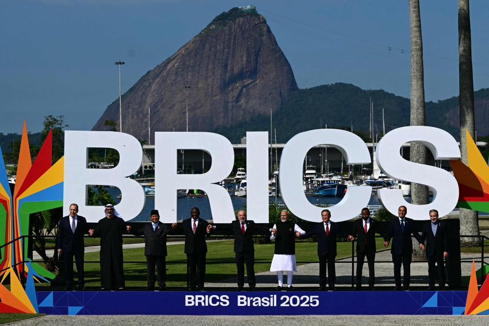 Brics should add another pillar to Malaysian economic diplomacy rather than replace existing ones. — AFP pic