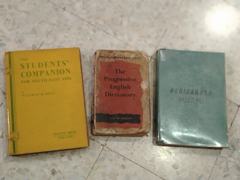 A selection of books purchased long ago. — Picture by Ng Kwan Hoong
