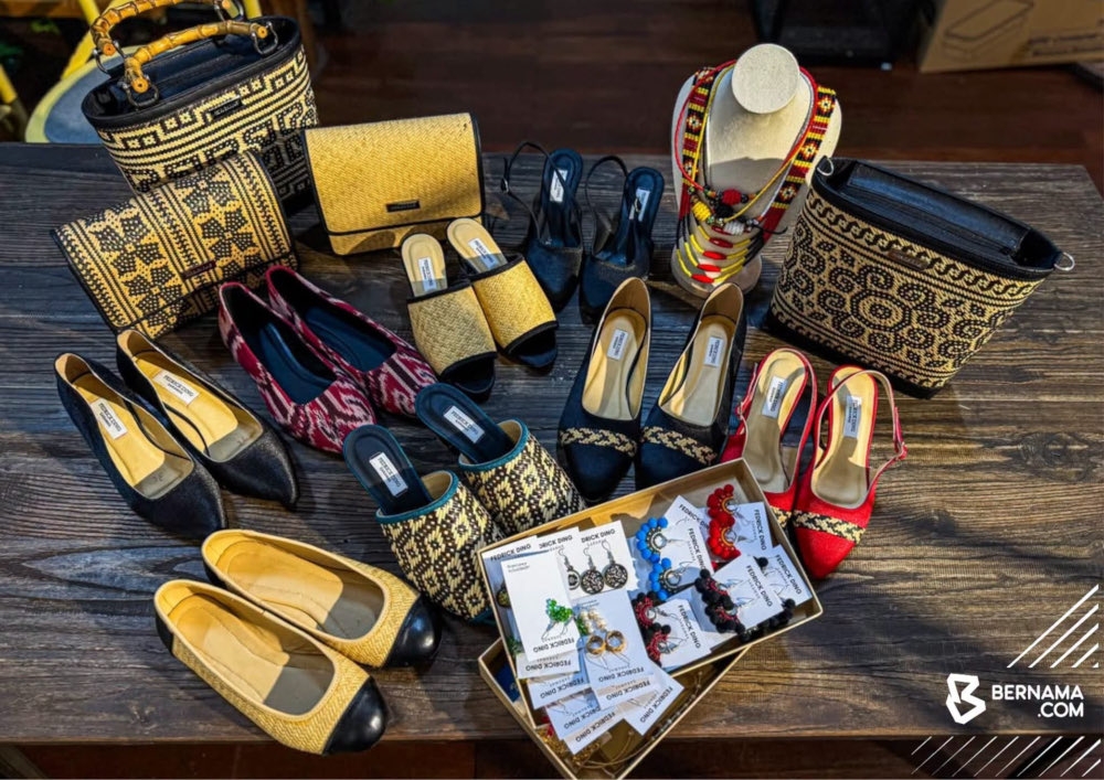 His handmade shoes and bags are priced from RM599, while customers from Australia and Singapore have shown interest in his products. — Bernama pic 