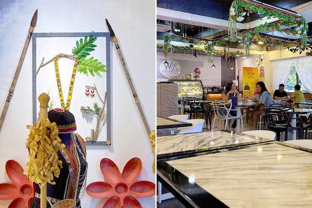 The décor evokes the owners’ Sarawakian heritage. — Picture by CK Lim