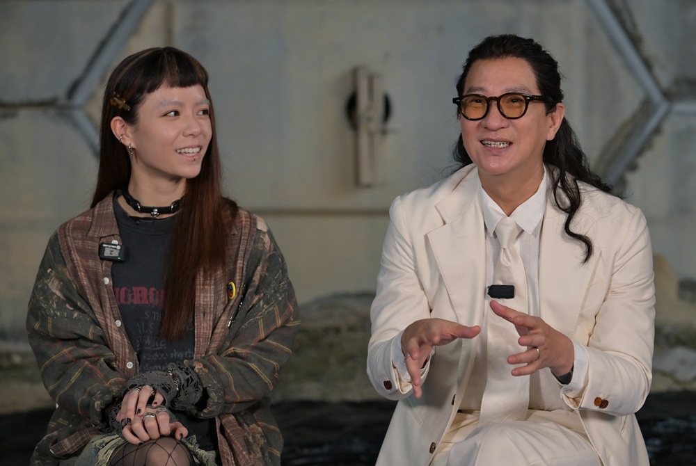 Nick Cheung Ka Fai (right) and Vivian Sung talk about their roles in the upcoming ‘Saving Brother Ryan’, which is being filmed in Malaysia. — Picture courtesy of 3 Triple P Limited