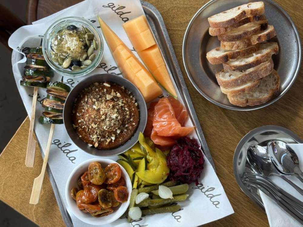 Gilda Lunch Spread is meant for sharing.
