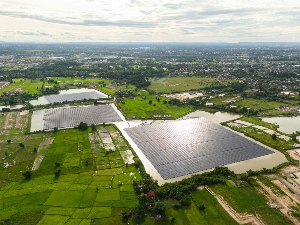 The Vientiane Capital Hadxayfong District floating solar farms  in Hadxayfong district in Vientiane August 22, 2026.  — AFP pic