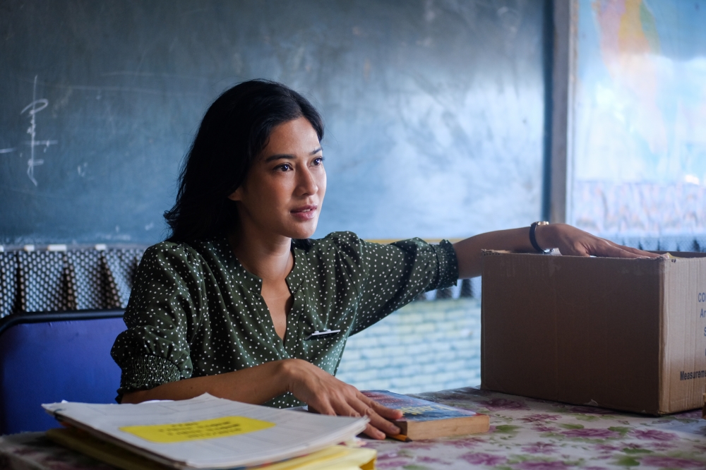 Indonesian star Dian Sastrowardoyo plays Lara in ‘The Fox King’, marking her return to Malaysian cinema after decades. — Picture courtesy of Kuman Pictures
