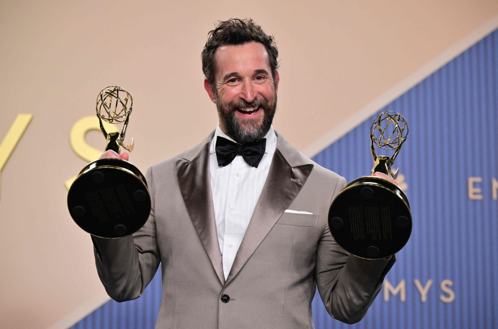 US actor Noah Wyle winner of Outstanding Lead Actor in a Drama Series and Outstanding Drama Series for ‘The Pitt’ poses in the press room during the 78th Primetime Emmy Awards at the Peacock Theatre at LA Live in Los Angeles on September 14, 2026. — AFP pic 