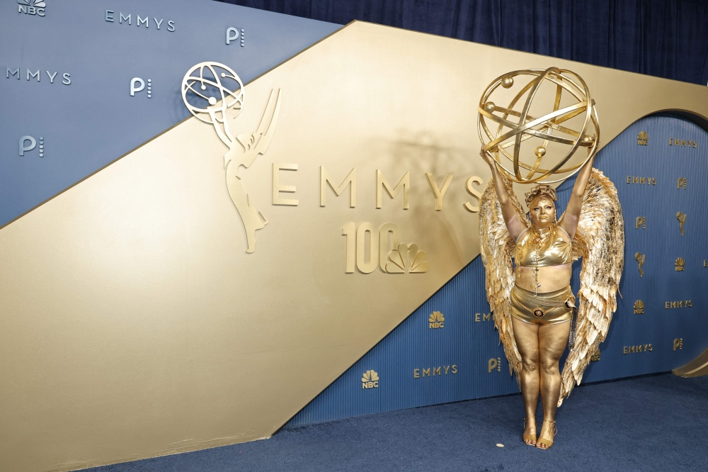 Megan Stalter attends the 78th Primetime Emmy Awards at Peacock Theatre on September 14, 2026 in Los Angeles, California. — AFP pic
