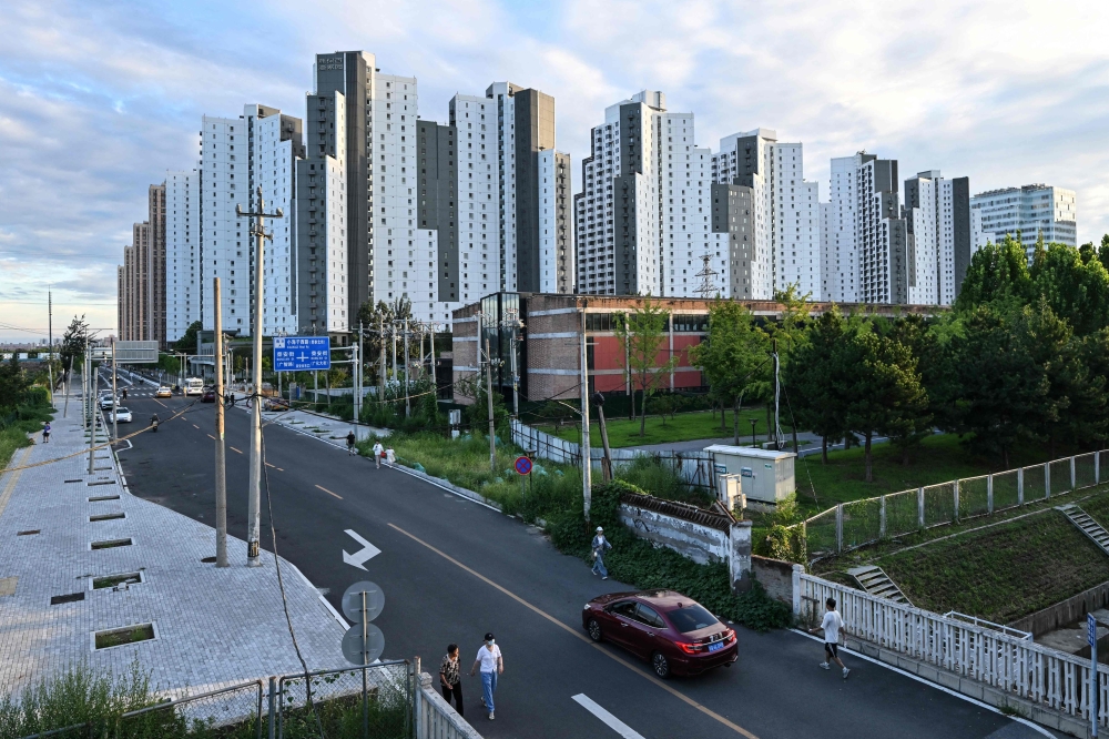 A view of the Baiziwan Social Housing project. — AFP pic