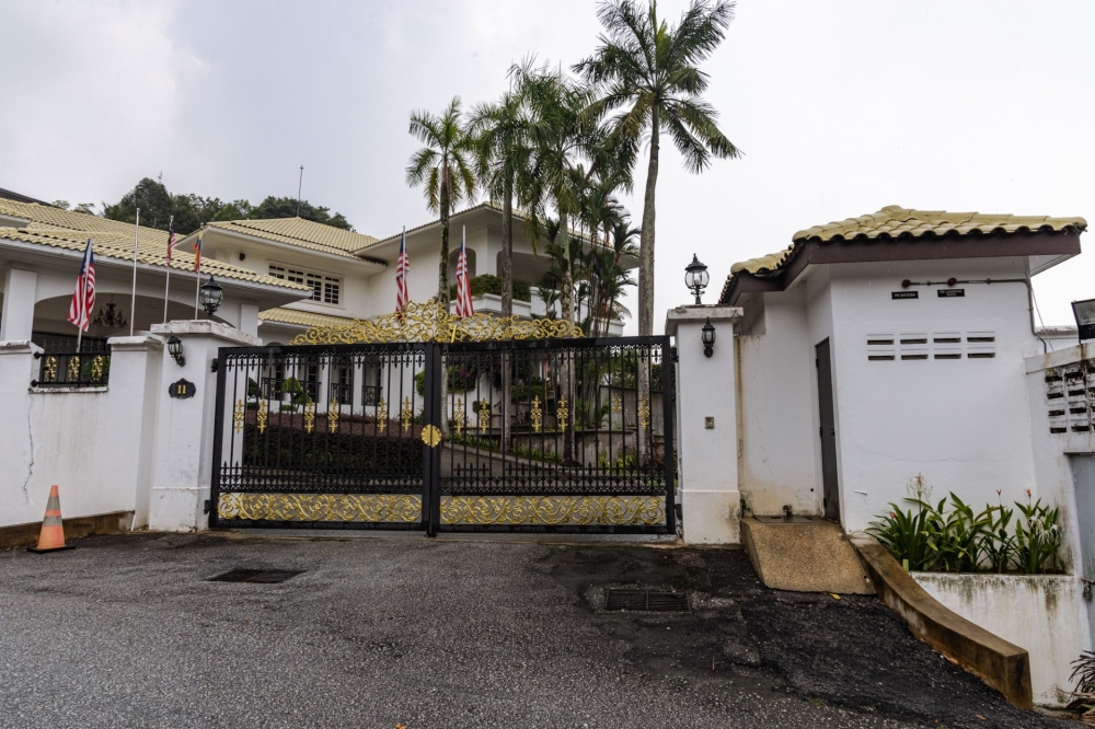 A general view shows the gates to the compound of Datuk Seri Najib Razak’s the private residence in Langgak Duta, Kuala Lumpur, on Sept 18, 2026. — Picture by Firdaus Latif A general view shows the gates to the compound of Datuk Seri Najib Razak’s the private residence in Langgak Duta, Kuala Lumpur, on Sept 18, 2026. — Picture by Firdaus Latif