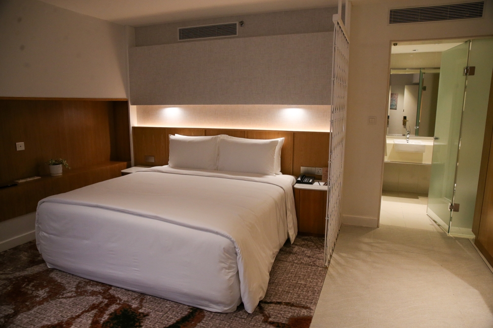 Guestrooms at The Federal Kuala Lumpur have been updated with clean lines, warm natural materials and contemporary finishes. — Picture by Choo Choy May