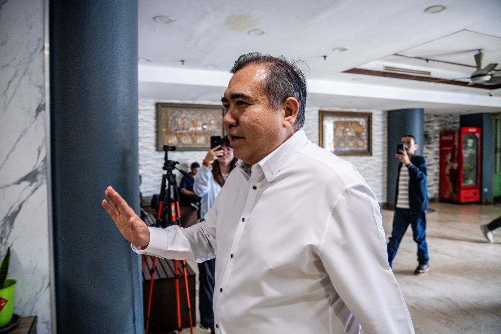 DAP secretary-general Anthony Loke arrives at DAP headquarters in Kuala Lumpur September 19, 2026. — Picture by Firdaus Latif