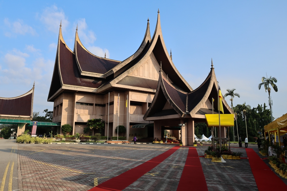The Negeri Sembilan State Secretariat building in Seremban. The state secretary’s office has said it will not gazette the April 19, 2026 proclamation after the Attorney General’s Chambers deemed it invalid. — Picture by Yusof Isa