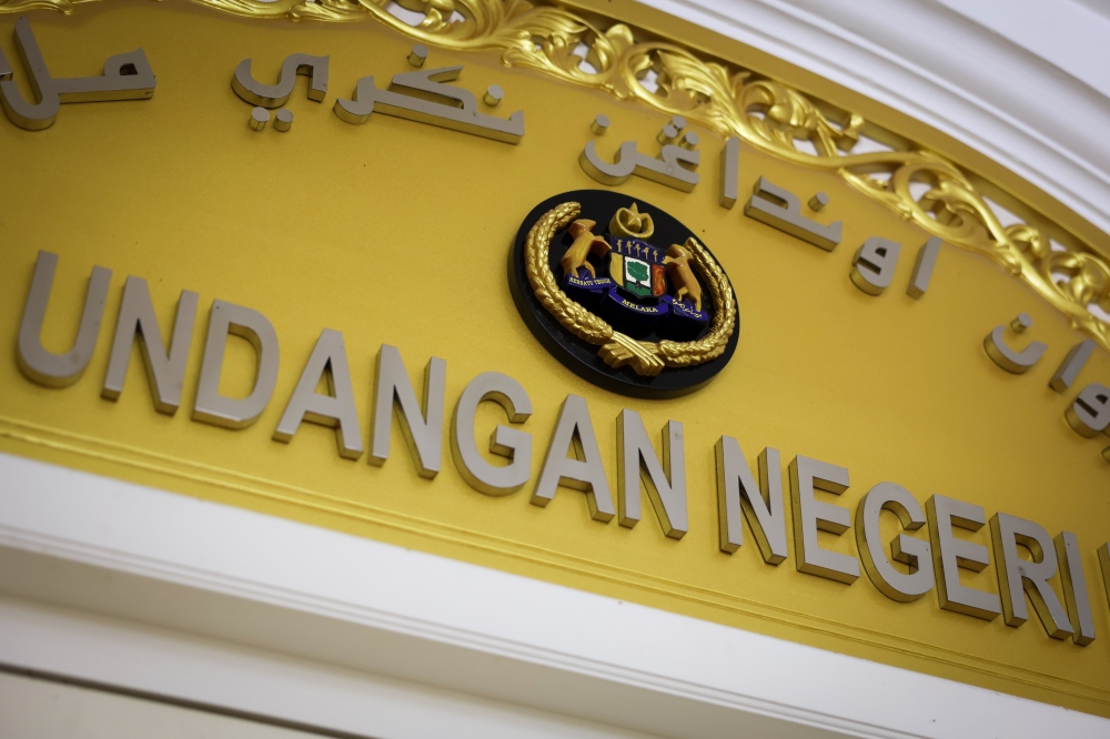 A general view of the Melaka State Legislative Assembly entrance in Melaka on September 22, 2026. — Bernama pic