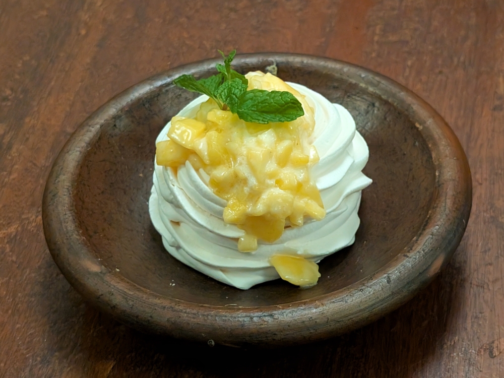A simple, old-school dessert of Eton mess. — Picture by Ethan Lau