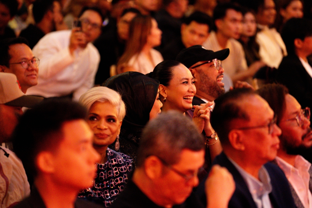 Local celebrities at the AIM25 press conference held earlier this month in Kuala Lumpur. — Picture courtesy of AIM
