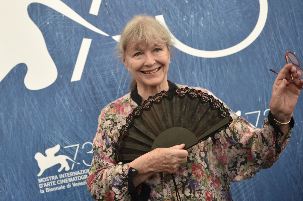 Actress Marina Vlady attends the photocall of the movie ‘Spira Mirabilis’ presented in competition at the 73rd Venice Film Festival on September 4, 2016 at Venice Lido. — AFP pic