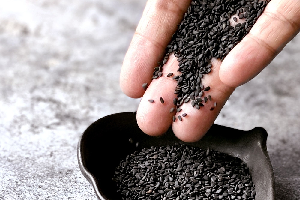 Black sesame seeds have a pronounced nutty aroma — Picture by CK Lim