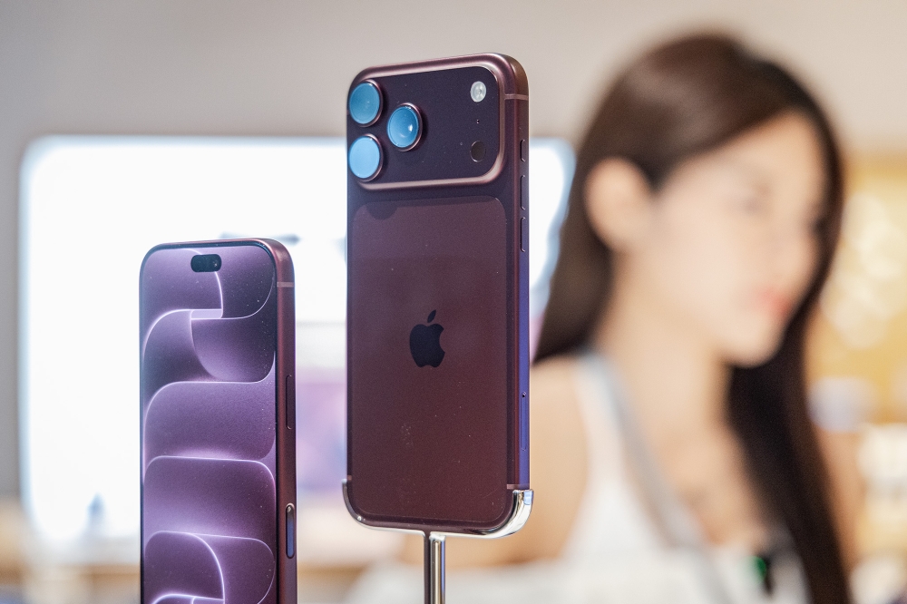 The newly launched Apple iPhone 18 is seen at Apple store at Tun Razak Exchange (TRX) in Kuala Lumpur on September  18, 2026. — Picture by Firdaus Latif
