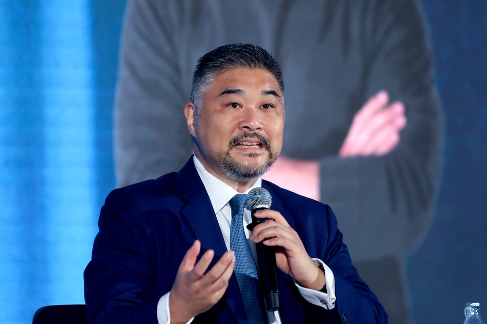 J.P. Morgan Asset Management Asia Pacific Chief Market Strategist Tai Hui speaks during a panel session at the International Social Wellbeing Conference 2026 at Shangri-La Kuala Lumpur on September 29, 2026. — Picture by Firdaus Latif