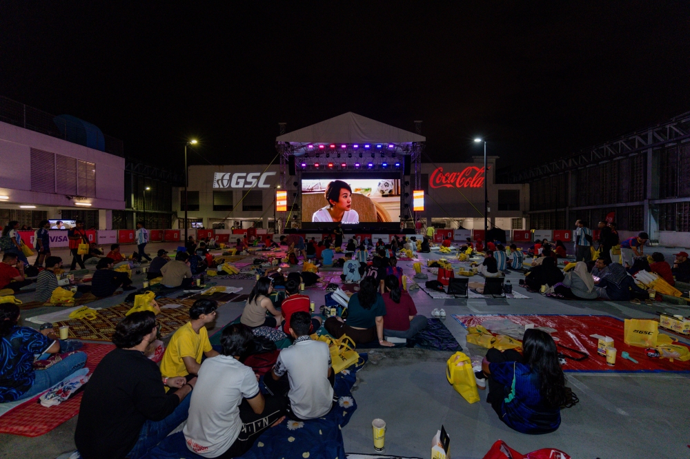 A shot from GSC’s live viewing party of the recent Fifa World Cup Final. — Picture courtesy of GSC