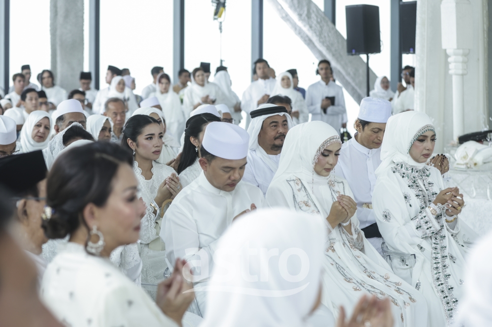 Guests at Syed Saddiq and Bella Astillah’s solemnisation ceremony at Merdeka 118 in Kuala Lumpur October 10, 2026. — Picture courtesy of Astro