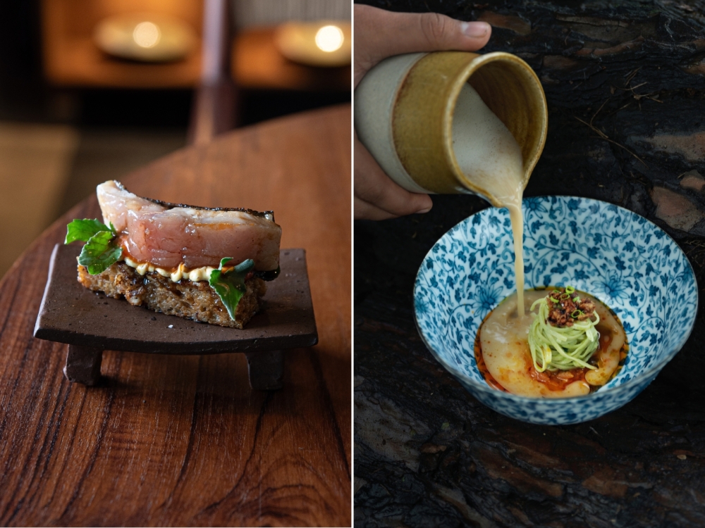 ‘Dirty Toast’ has been on the menu since NAAR opened (left). — Picture courtesy of NAAR. ‘Sundarkala’ is a type of hand-rolled noodle from Uttarakhand, a state that borders Tibet (right). — Picture by Pankaj Anand, courtesy of NAAR