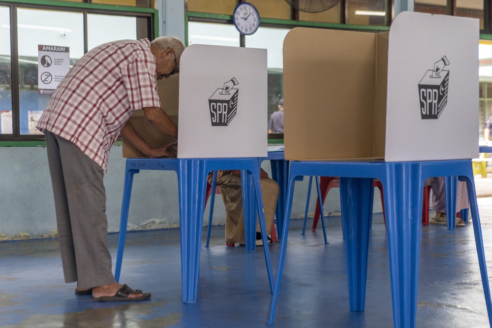 If no by-election is required, the next opportunity for voters to choose a representative will be the next general election. — Picture by Shafwan Zaidon
