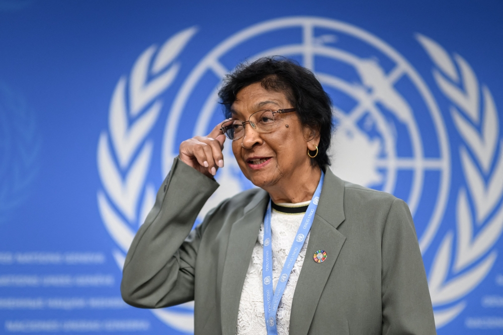 Growing up in a society where race restricted opportunity, Navi Pillay went on to challenge the very system that had shaped her early life. — AFP pic
