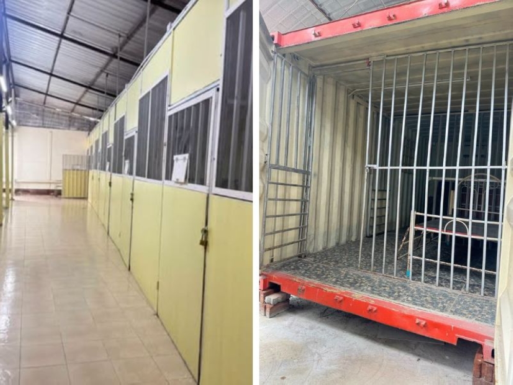 A nursing home in Kanchanaburi, western Thailand on October 6, 2026 where beds were found placed in rooms with metal bars or metal mesh and padlocked from outside. — Picture from Facebook/Department of Health Service Support 