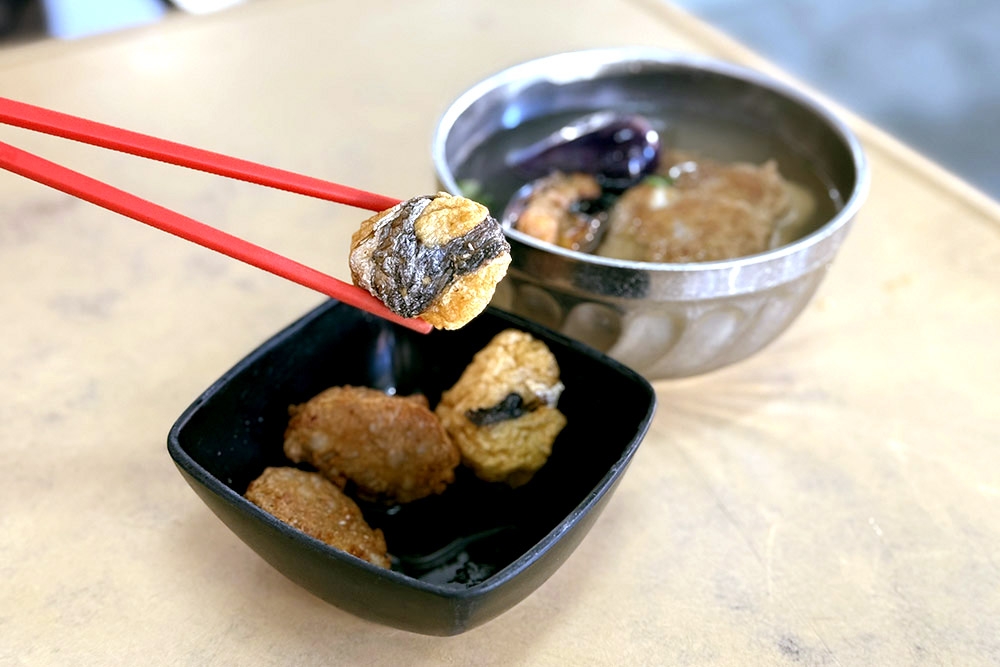 Fantastic ‘yong tau foo’, including a fish skin wrapped fish cake. — Picture by CK Lim