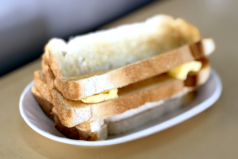 Butter ‘kaya’ toast. — Picture by CK Lim