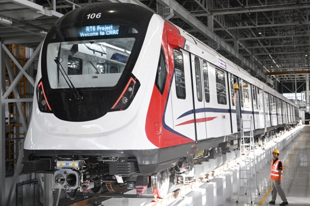 The Johor Bahru-Singapore Rapid Transit System (RTS) Link, scheduled to start running from February 2027, is expected to make cross-border travel more convenient. — Xinhua pic via AFP
