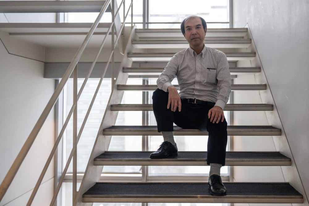 Founder of the Cryptiana website Satoshi Tomokiyo poses for a photo in Tokyo on October 7, 2026; his online database of unsolved ciphers has seen most of its listed codes cracked by AI since mid-September. — AFP pic