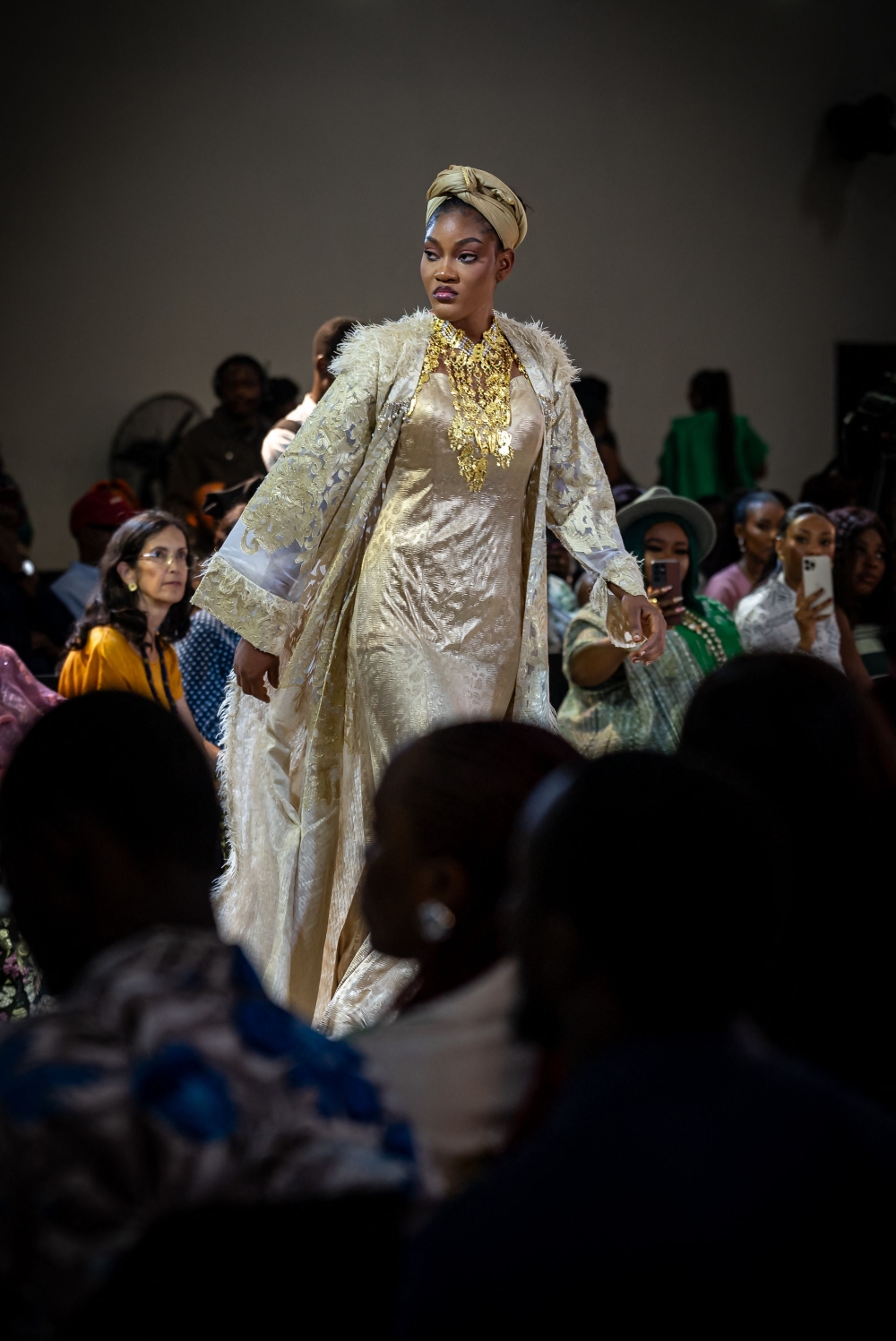 A model presents a creation by designer, Azyaa Karima during the Nigeria fashion Week 2026 at Soul Lounge Resort in Abuja, on October 2, 2026. Nigerian models donned outfits of seemingly impossible amounts of fabric folded and molded into massive silhouettes, or overlapping in shingled, feather-like patterns.The colourful, detailed textiles evoked Carnival -- both Nigeria's own, in the southeastern city of Calabar, or that of Rio de Janeiro fame -- but were in fact splashing down a runway in Abuja, better known for being the sleepy seat of government than for avant-guard couture.Nigeria Fashion Week, which wraps Sunday, decamped from Lagos this year, trading the mega-city of more than 20 million -- the nation's economic and artistic mecca -- for the centrally planned administrative centre, which nonetheless has developed its own, smaller creative scene. — AFP pic