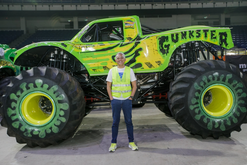 MUSE Group chief executive officer Riduwan Matni speaks to Malay Mail about bringing more family-oriented entertainment to Malaysian audiences through the Hot Wheels Monster Trucks Live Glow-N-Fire show in an interview on October 15. — Picture by Raymond Manuel 