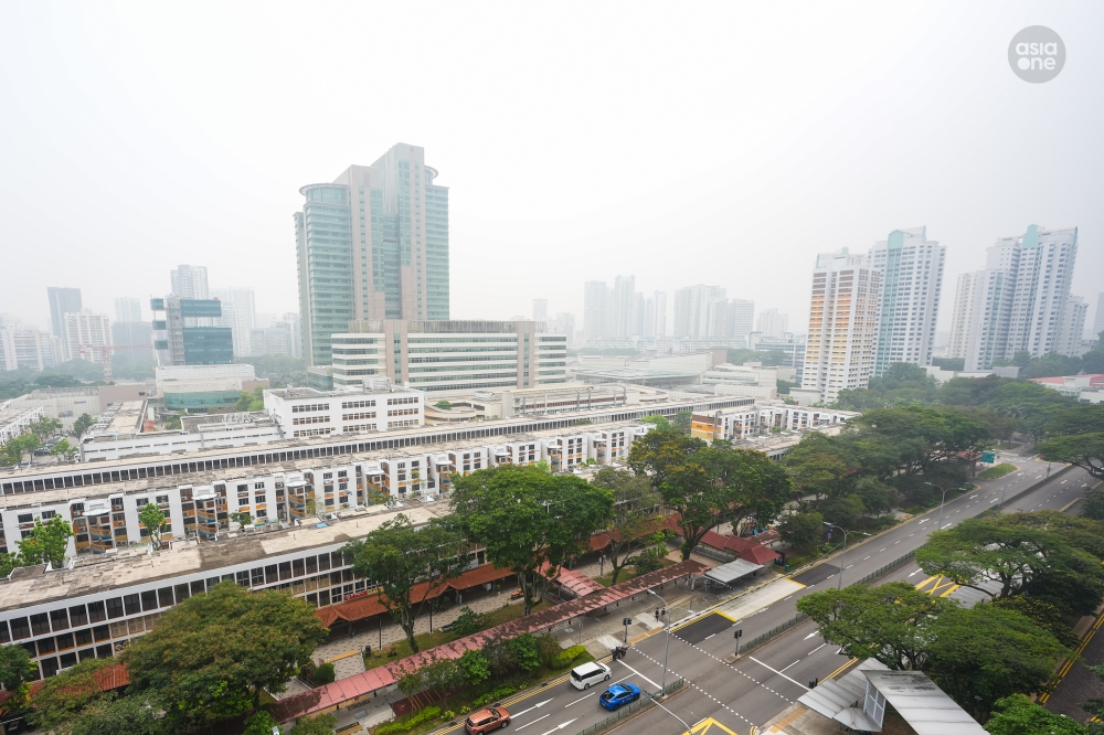 Toa Payoh haze conditions on Friday at around 3.20pm. — AsiaOne pic
