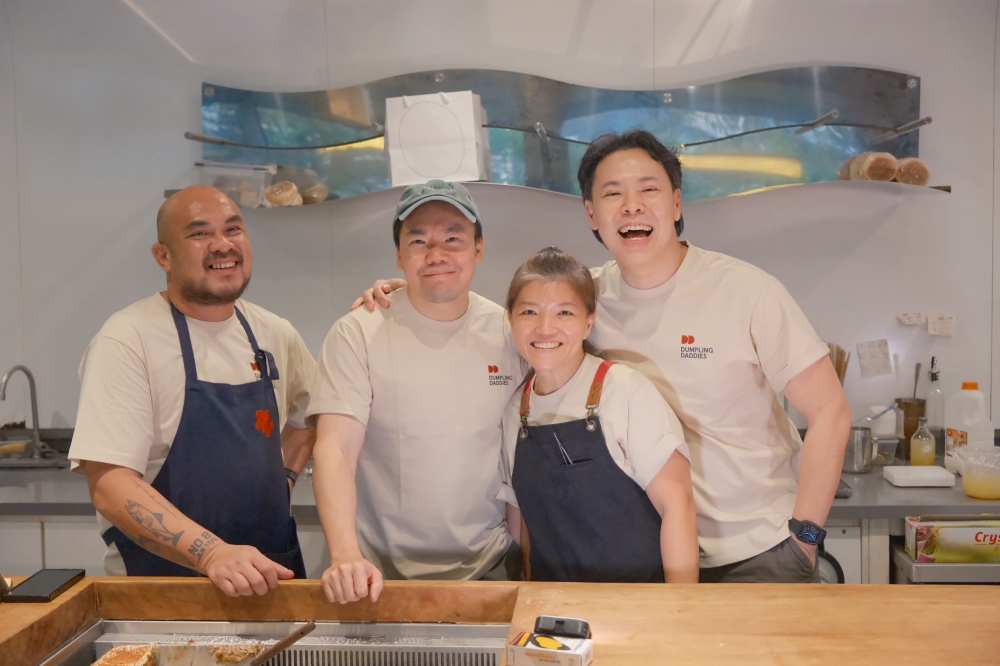 Look out for the Encore edition of 'Campur-Campur' to be held from November 7 to 9, featuring (from left to right) Chef Gugs of Homm House No. 8, Victor Yap, Melanie Kang of Mel's Memory Kitchen and Jonathan Ooi. — Picture courtesy of Dumpling Daddies. 
