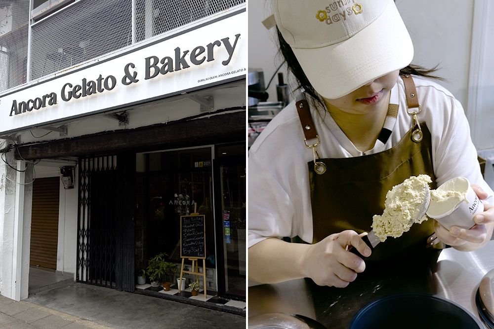 Don’t miss the gelato at Ancora Gelato & Bakery. 