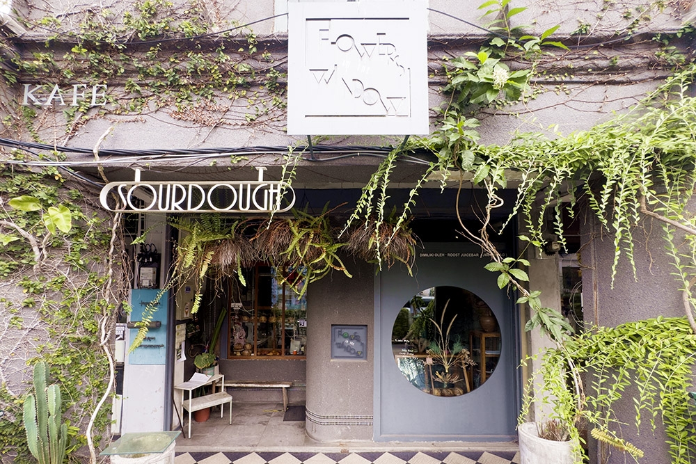 Flowers in the Window, an all-day brunch and fusion café. 