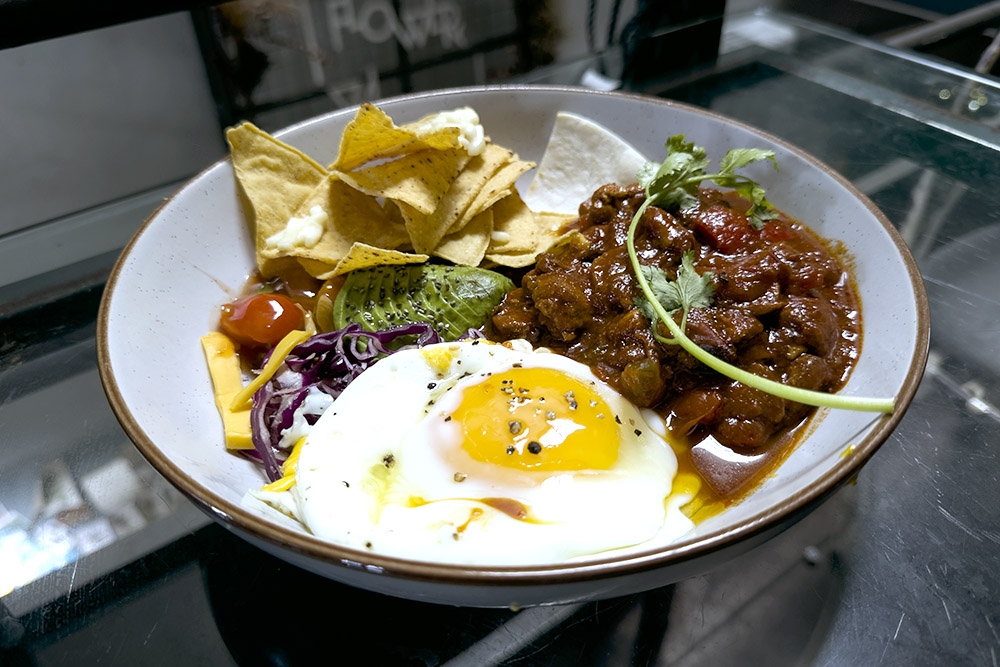 Mexican Breakfast at Flowers in the Window 