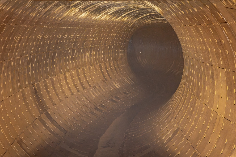 The 9.7km-long floodwater tunnel that channels floodwater to the Taman Desa holding pond. — Picture by Firdaus Latif