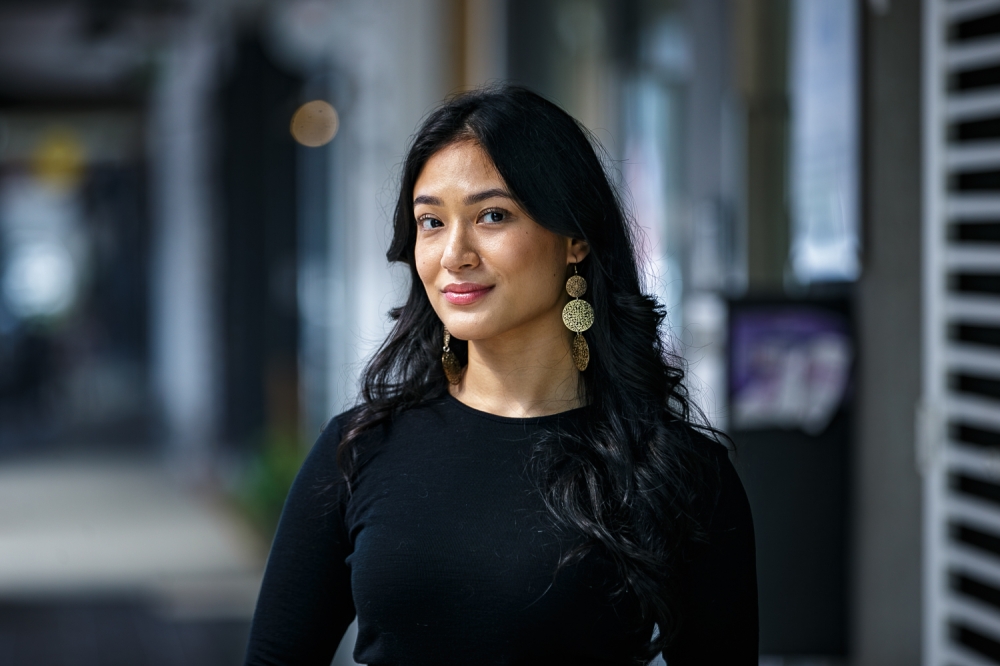 Actor and competitive jujitsu athlete Mila Mohsin sees Gusti Puteri as a huge feminist icon. — Picture by Raymond Manuel 