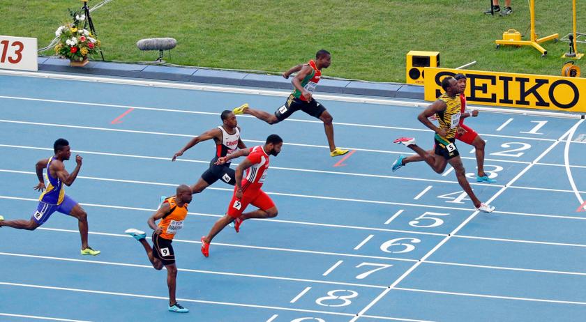 Usain Bolt of Jamaica wins his men's 100 meters semi-final during the IAAF World Athletics Championships at the Luzhniki stadium in Moscow August 11, 2013. u00e2u20acu201d Reuters pic