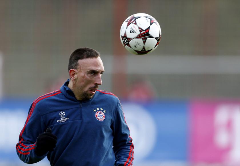 Bayern Munich's Franck Ribery attends a training session in Munich December 9, 2013. u00e2u20acu201d Reuters pic